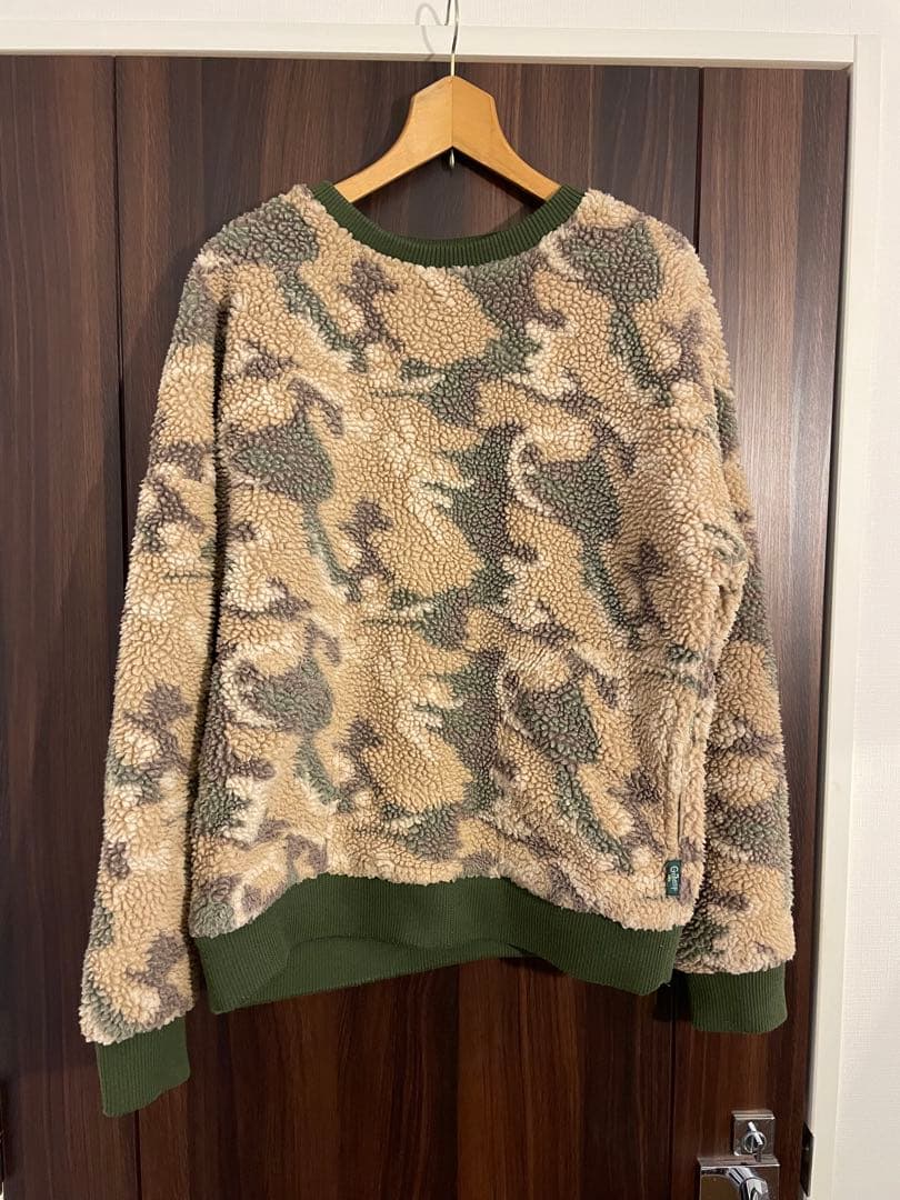 Gohemp ゴーヘンプ迷彩柄 ボアスウェット