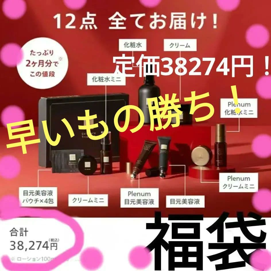 Nオーガニック　スキンケア トライアルセット 12点　特価！早いもの勝ち！