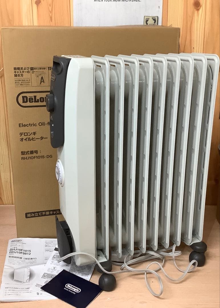 美品！デロンギ オイルヒーター RHJ10F1015-DG　※331