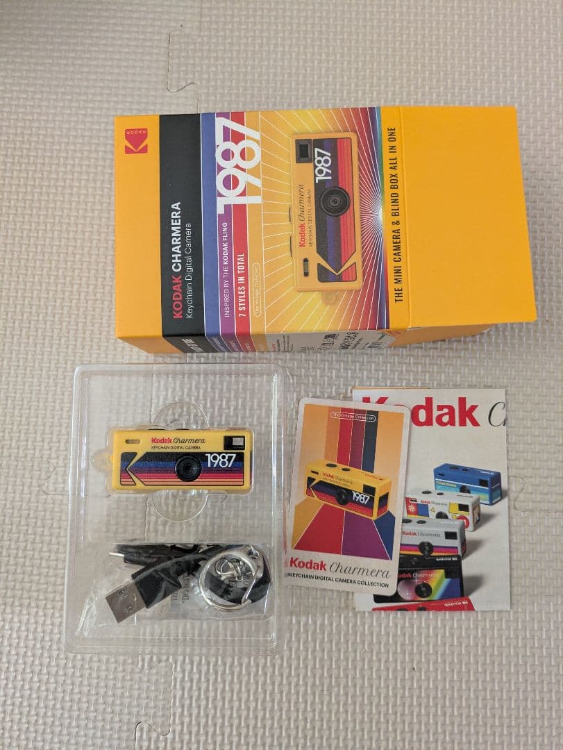 KODAK CHARMERA キーチェーン デジタルカメラ イエロー 2