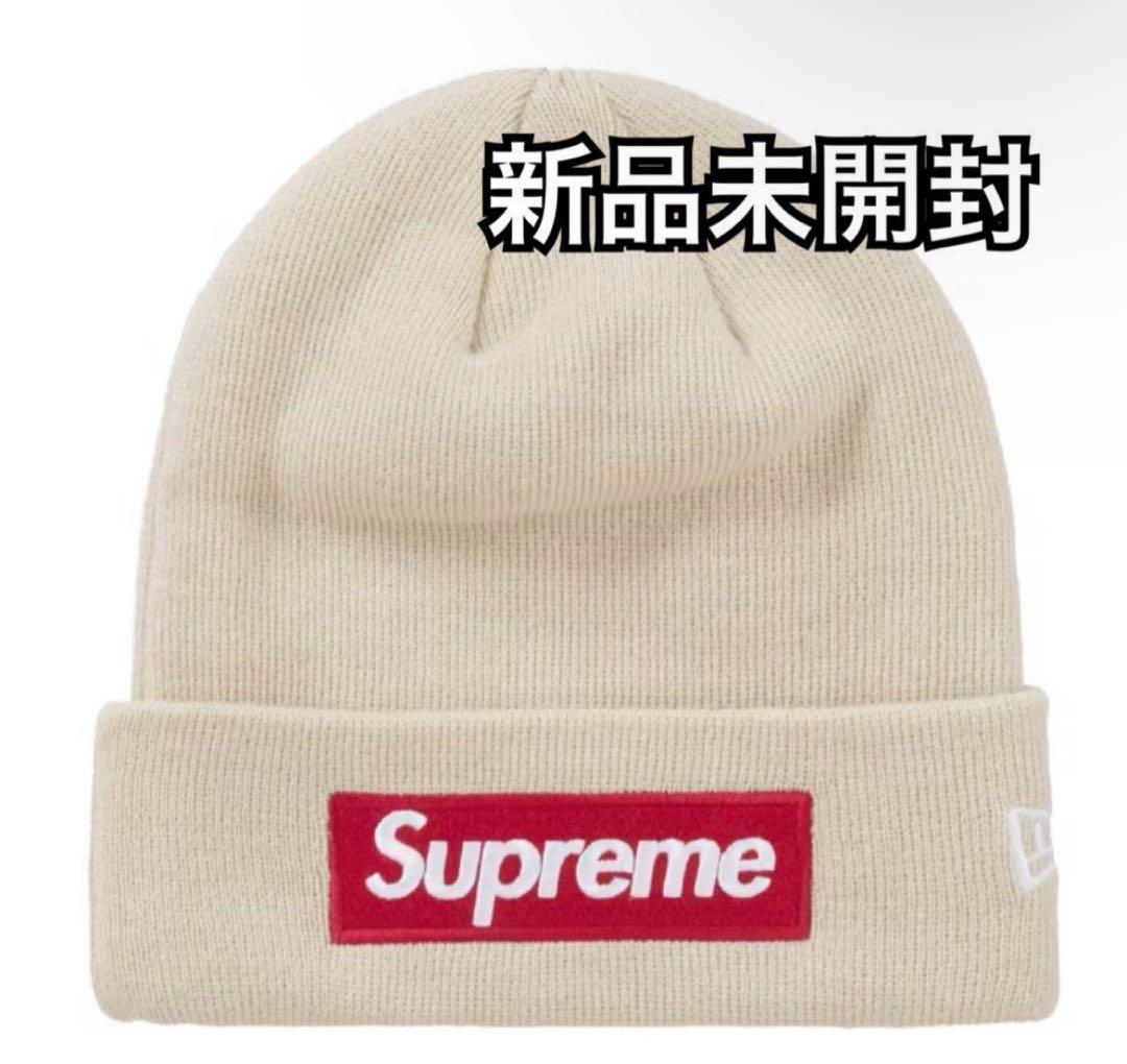 帽子 Supreme New Era Box Logo Beanie Stone