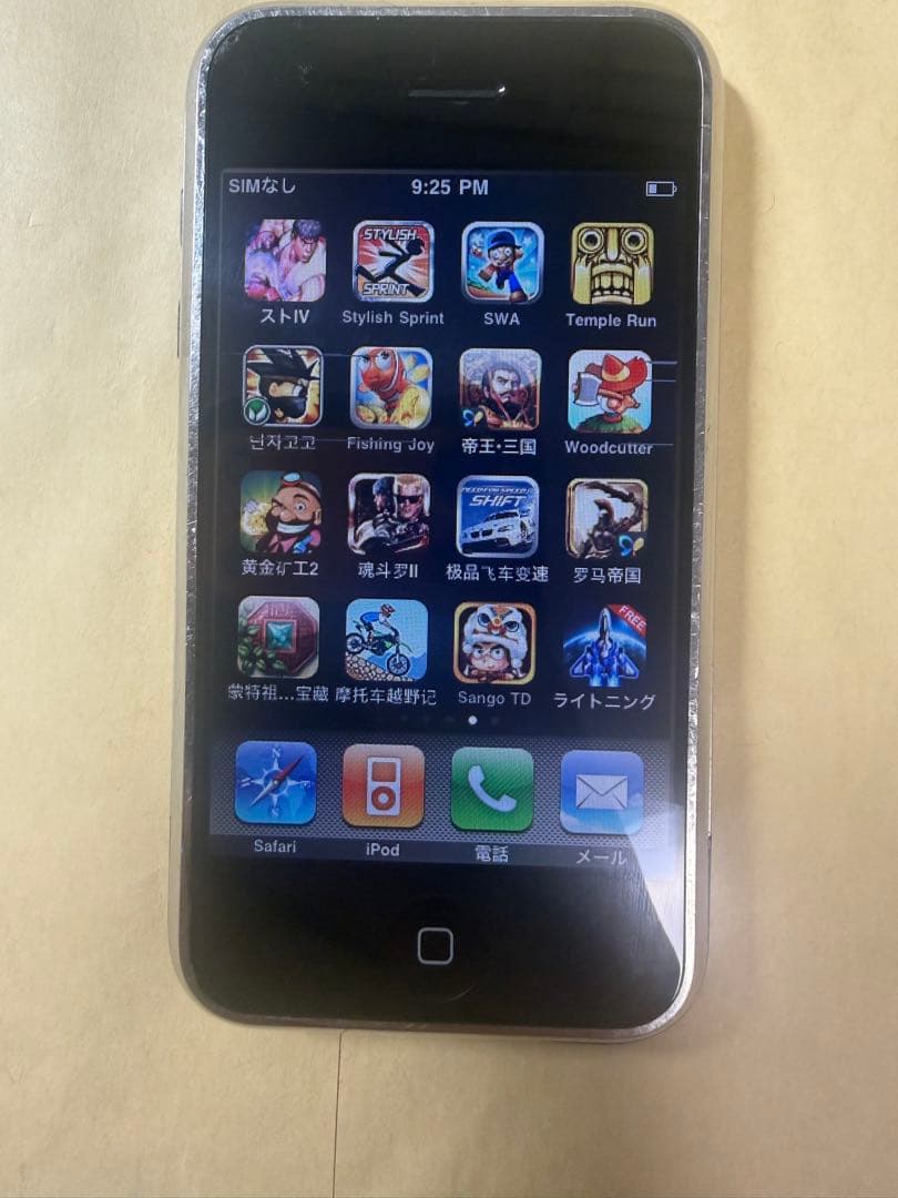 激レア初代iPhone 2G 8GB ゲーム多数インストール済み