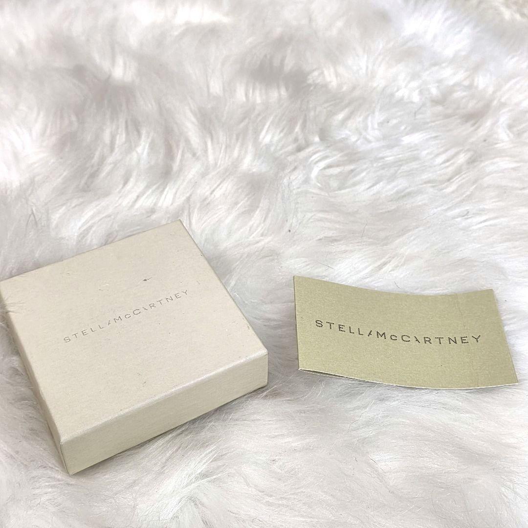 ステラマッカートニー　バック　チャーム　ホワイト　ロゴ　キー リング　鏡　アクセ