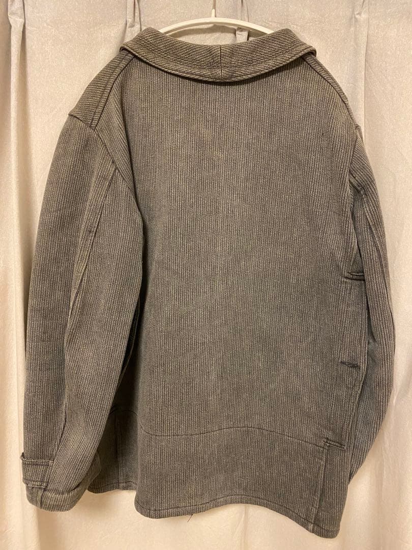 50s フレンチヴィンテージ 動物ボタン カバーオール ハンティング ピケ