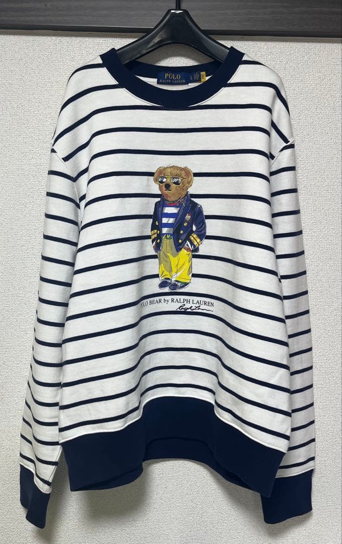 Polo Ralph Lauren ストライプスウェット　タグあり