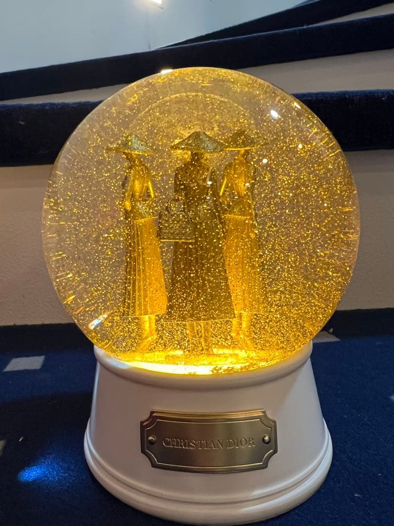 CHRISTIAN DIOR スノードーム ゴールド