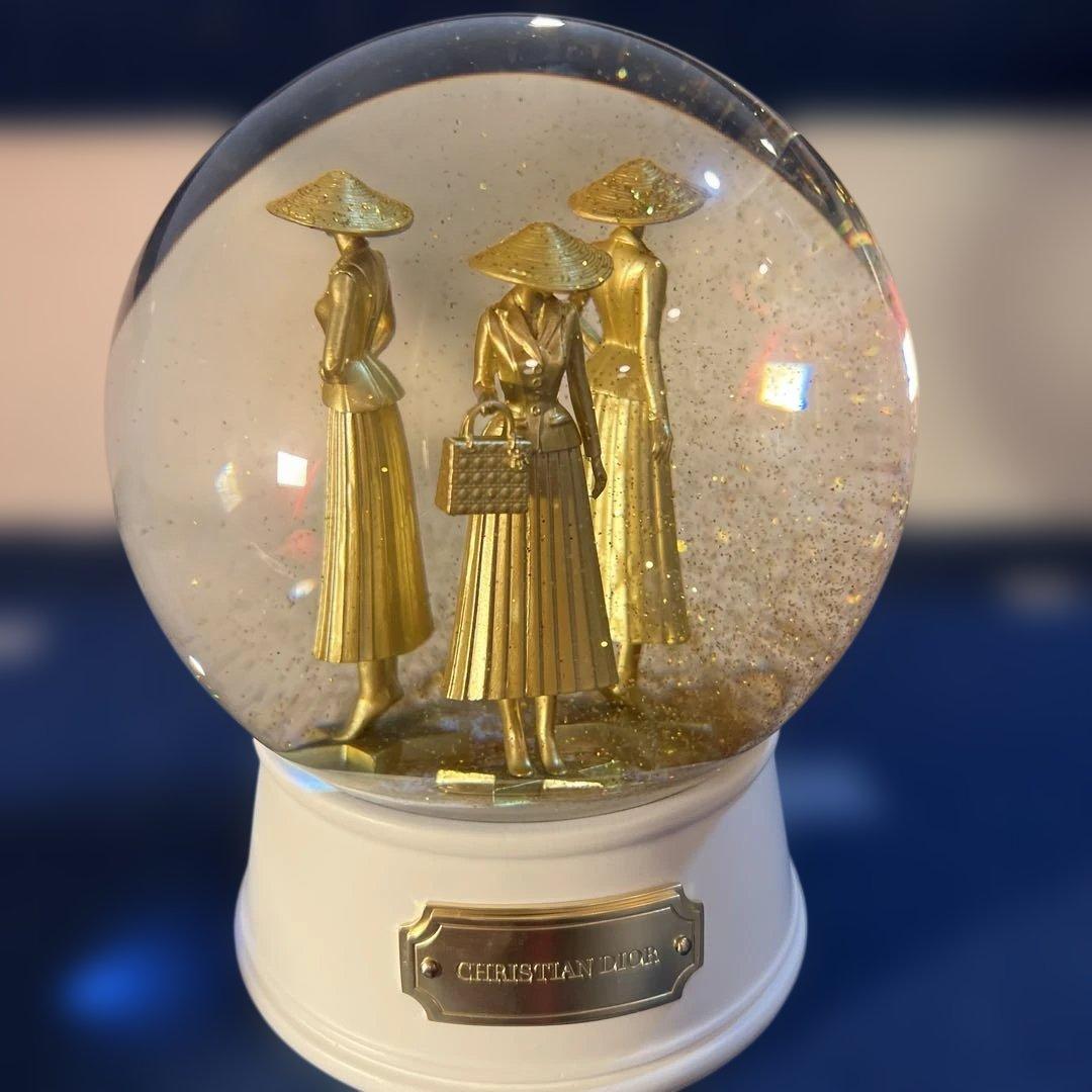 CHRISTIAN DIOR スノードーム ゴールド