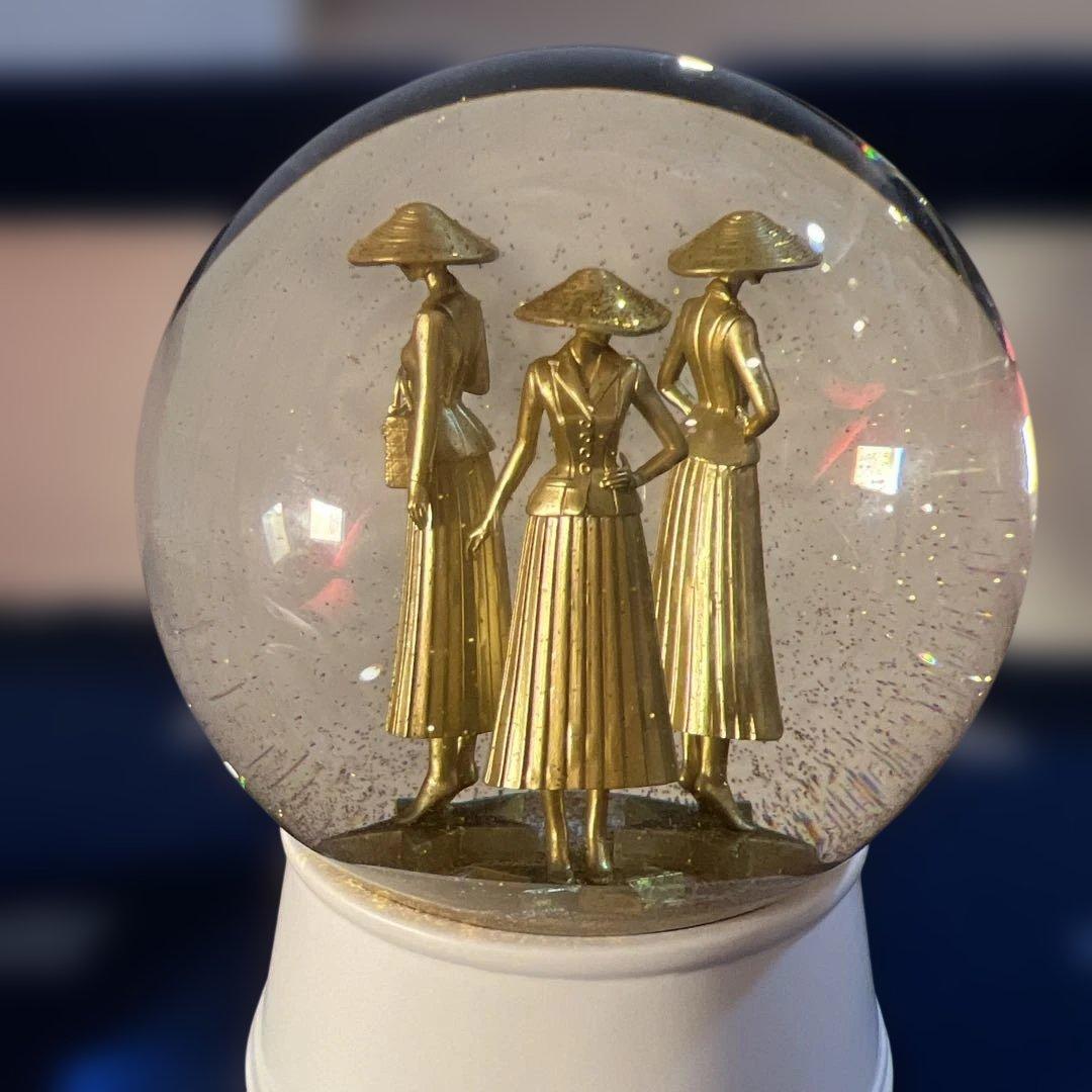 CHRISTIAN DIOR スノードーム ゴールド