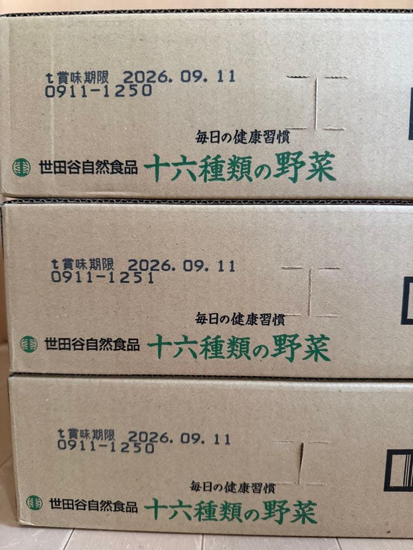 世田谷自然食品　16種類の野菜　3箱＋おまけ20缶セット