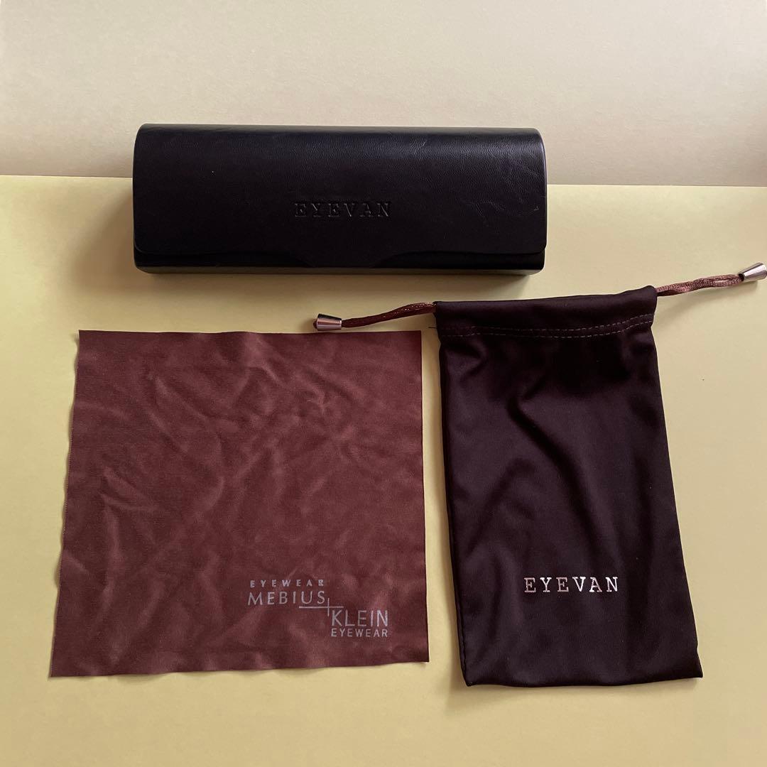 EYEVAN ラウンドサングラス ブラウンレンズ