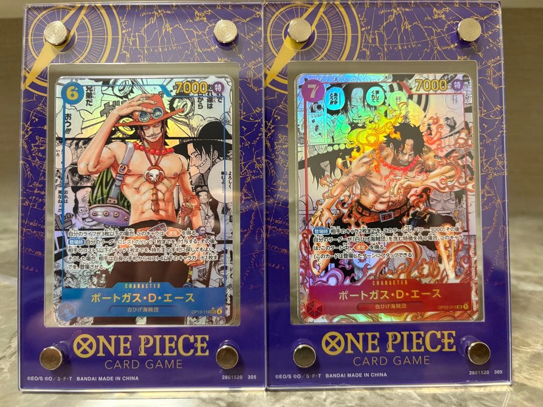 ワンピースカード　エース　コミパラ