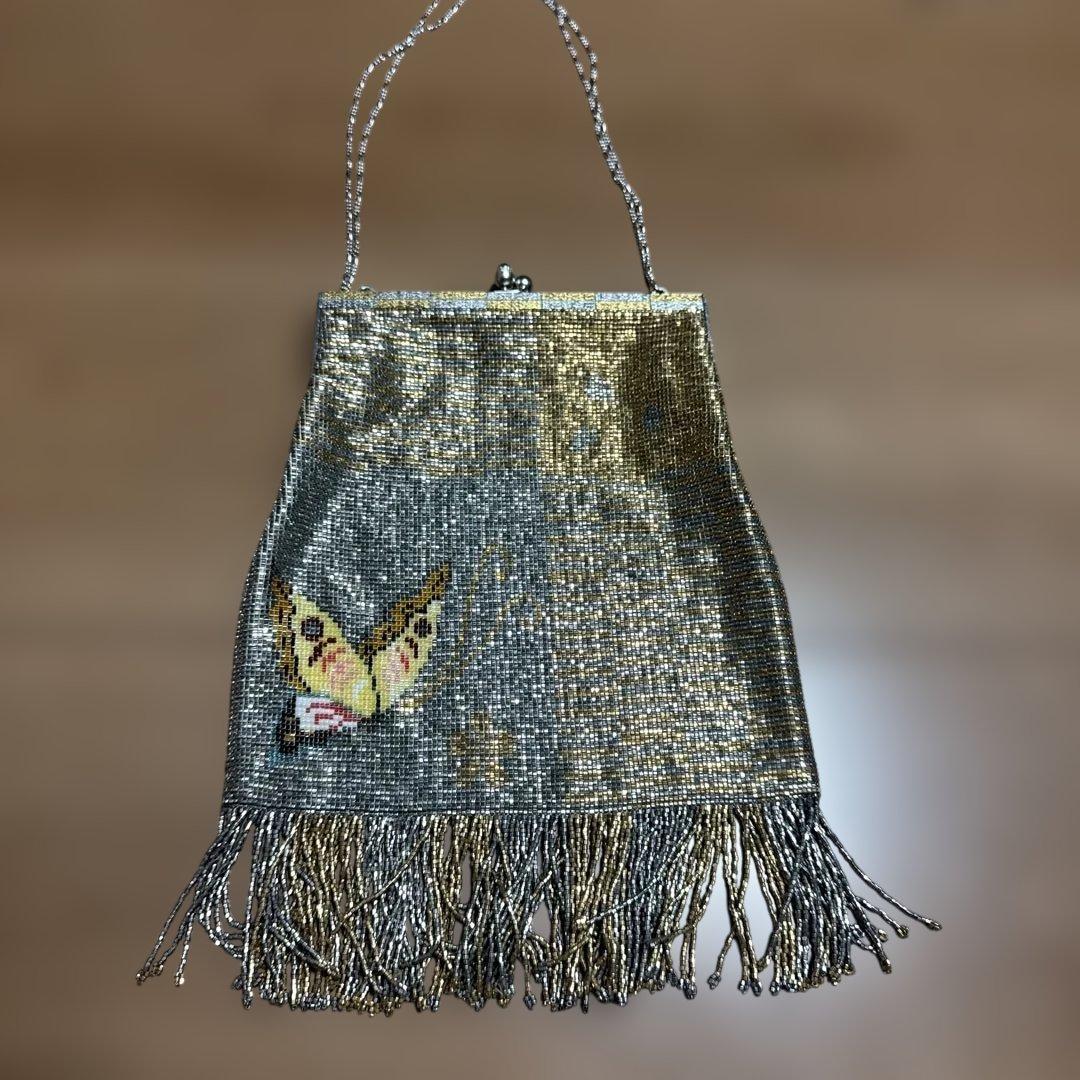 デリカビーズ　フリンジ　バッグ　ハンドメイド①