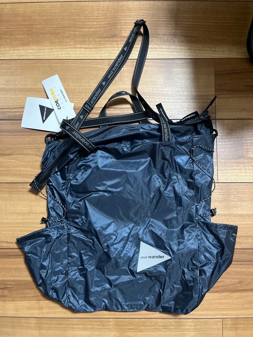35%off！and wander トートバッグ　新品未使用　アンドワンダー