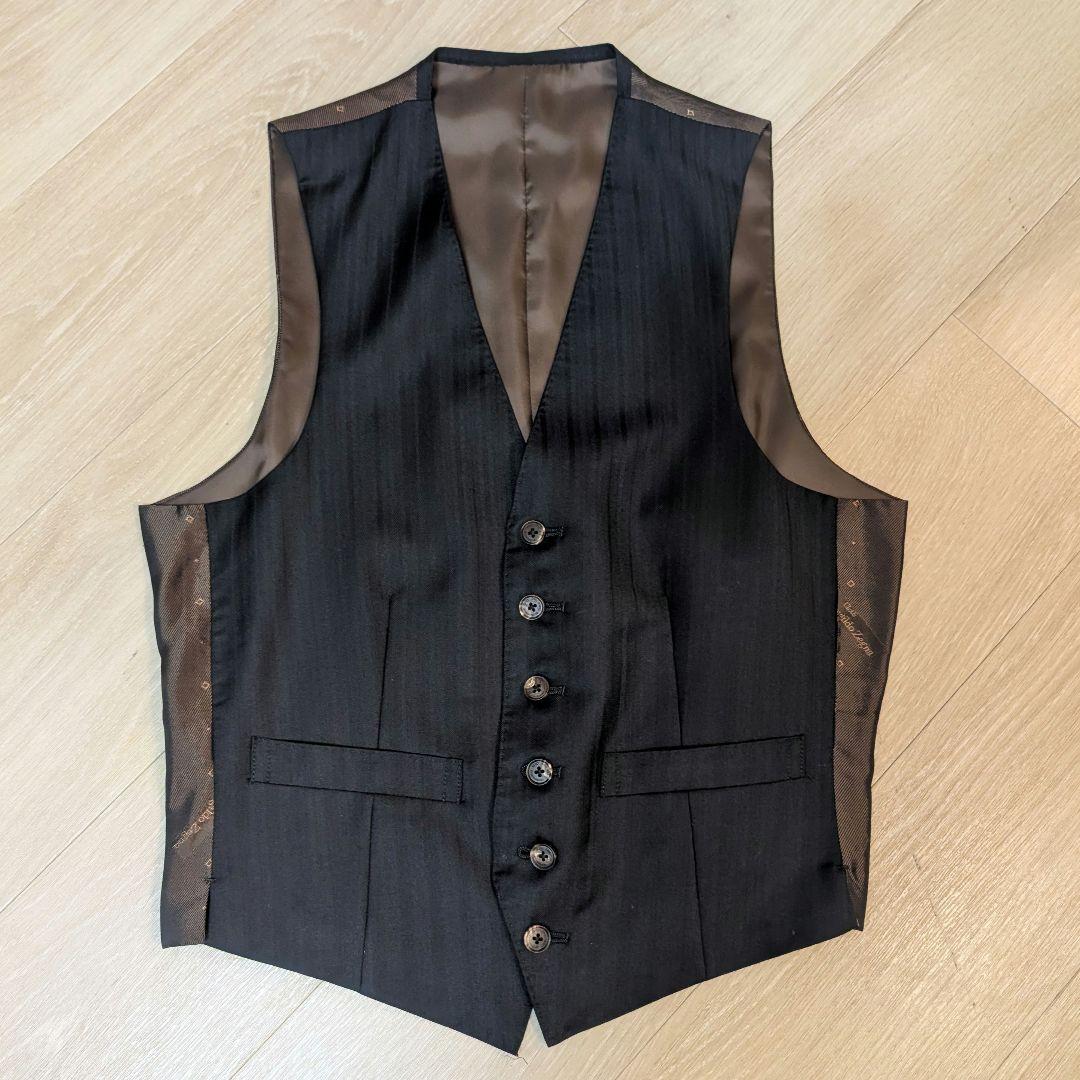 【美品】Ermenegildo Zegna ゼニア トロフェオ ブラック