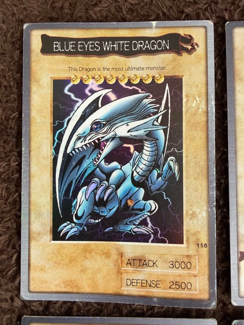 遊戯王　バンダイ版　青眼の白龍　ブルーアイズホワイトドラゴン　4枚まとめ売り