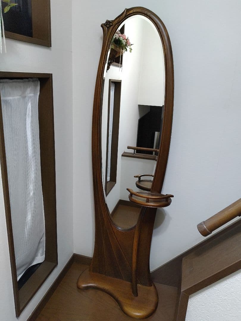 姿見 松永工房 スタンディングミラー ミラー 国産家具 カンティーニュ