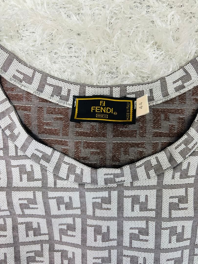【美品】フェンディ　ズッカ　ノースリーブ　トップス　レディース