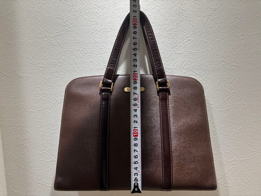 Burberrys バーバリーズ　ブラウンレザー バンドバッグ