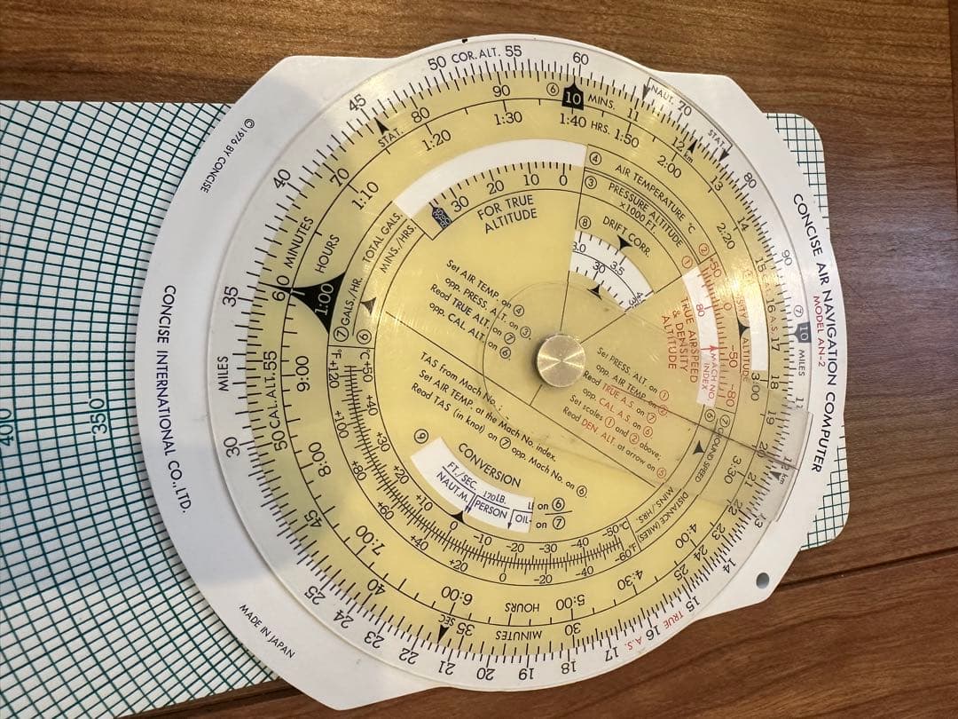 フライトコンピューター⭐︎AN-2⭐︎航法計算盤⭐︎中古・送料無料