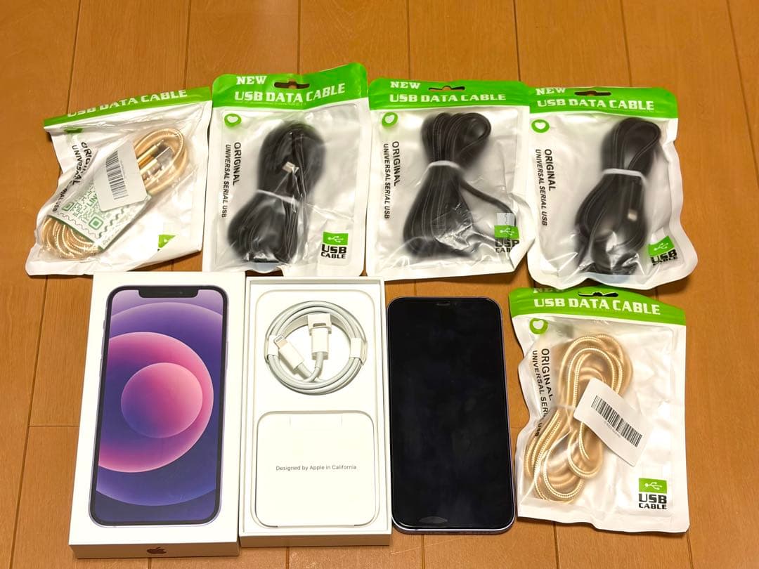 美品 iPhone12 256GB パープル バッテリー残量83%