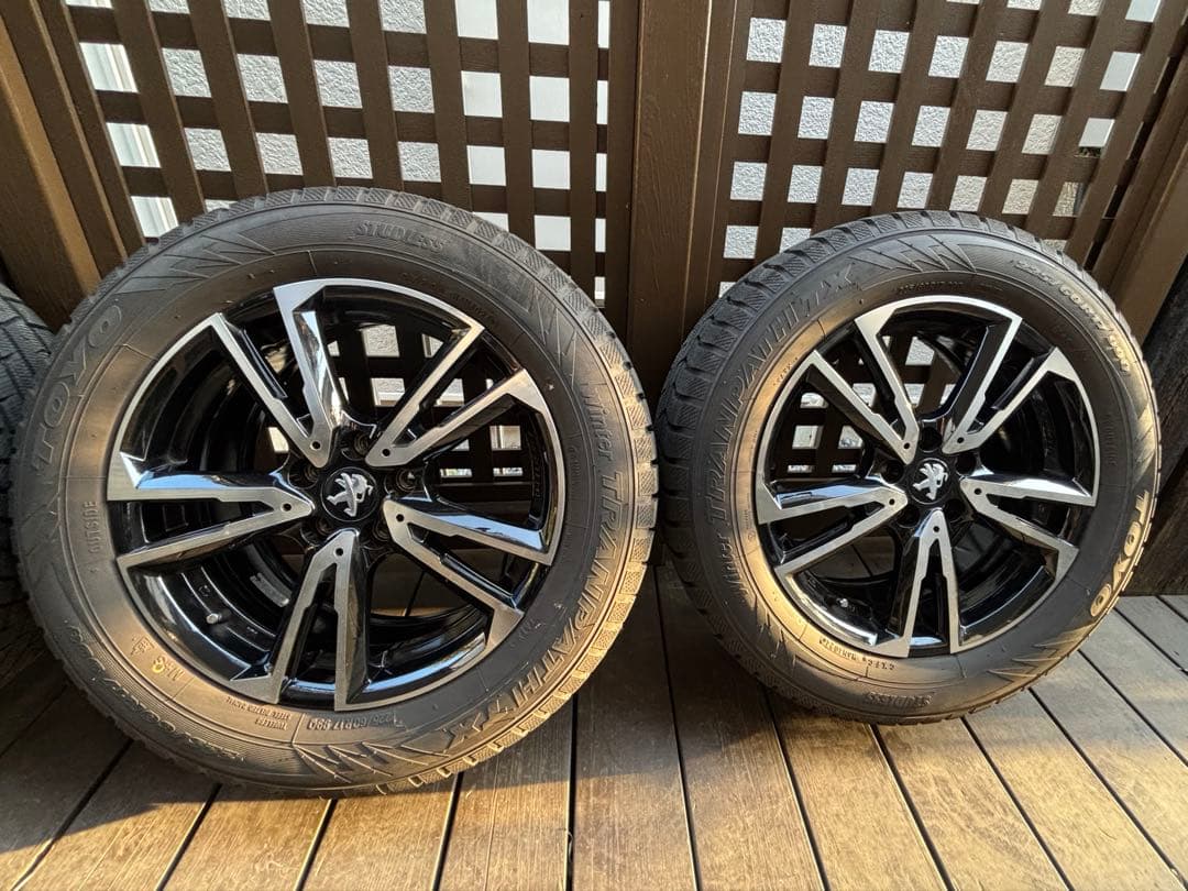 プジョー3008 スタッドレスタイヤセット　225/60 R17 2024年製