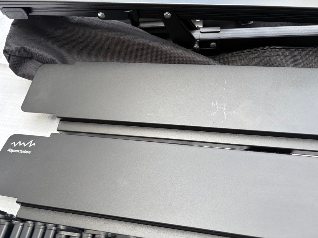 アルペンアウトドアーズ　アルミユニットテーブル110 ランタンハンガー付