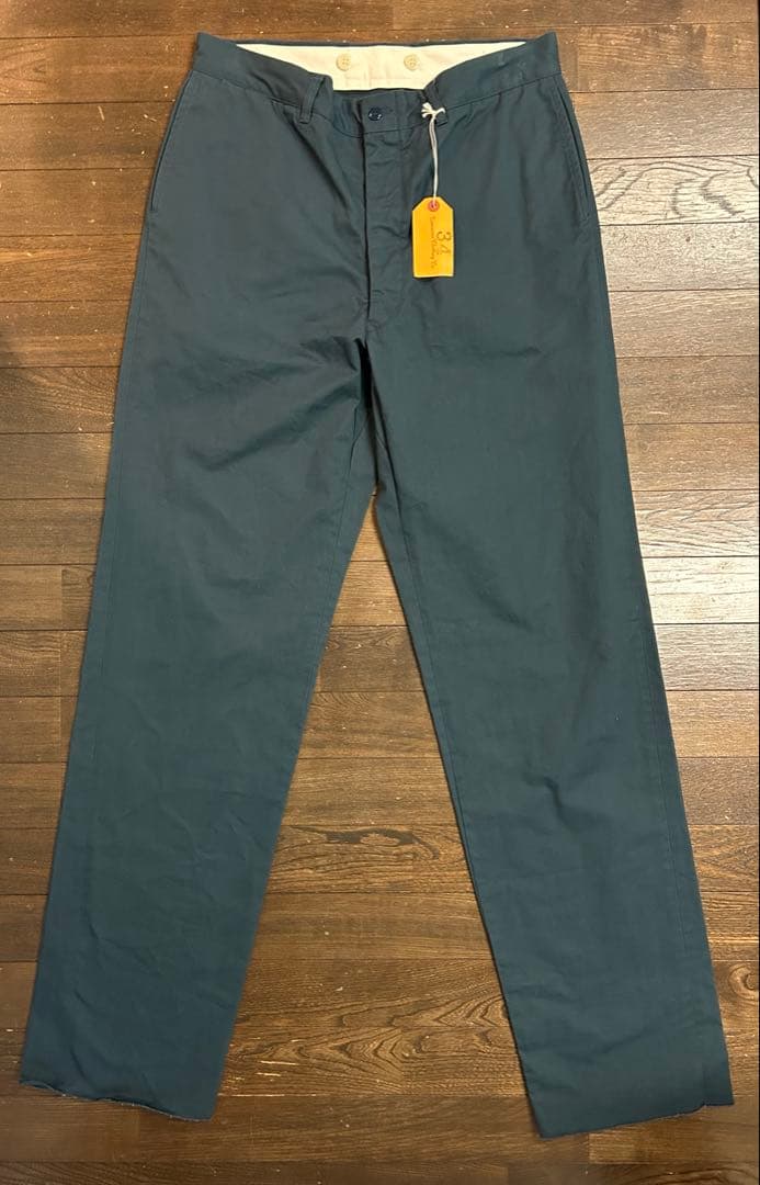 新品　atlast&co 511 NAVY 34 ワークトラウザーズ　AKIRA