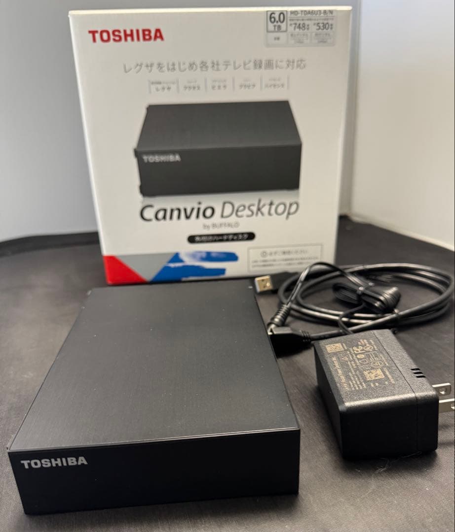 東芝　TOSHIBA HD-TDA6U3-B/N Canvio Desktop
