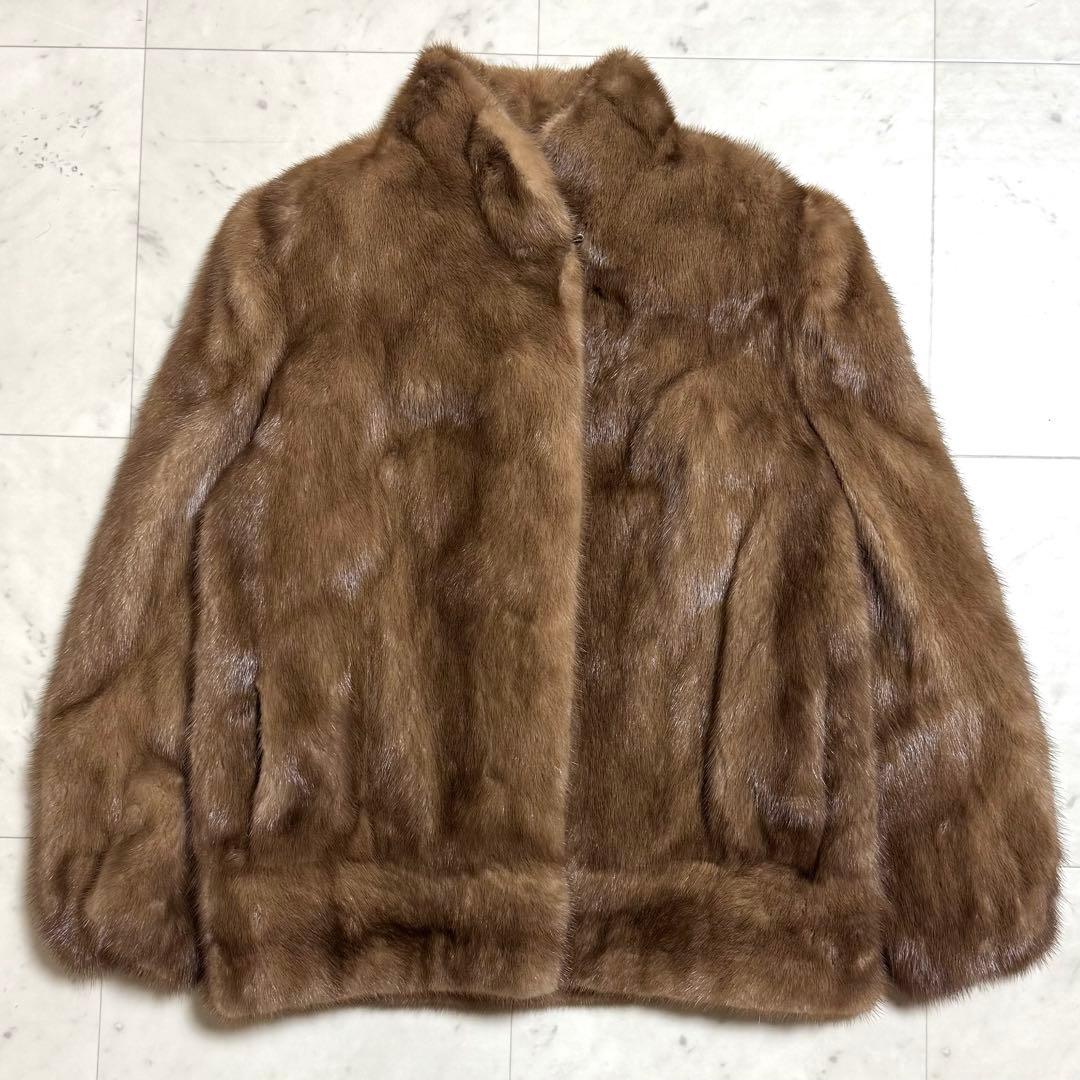 Cizenne SAGA MINK 毛皮コート ミンク 金サガ ベージュ 11号