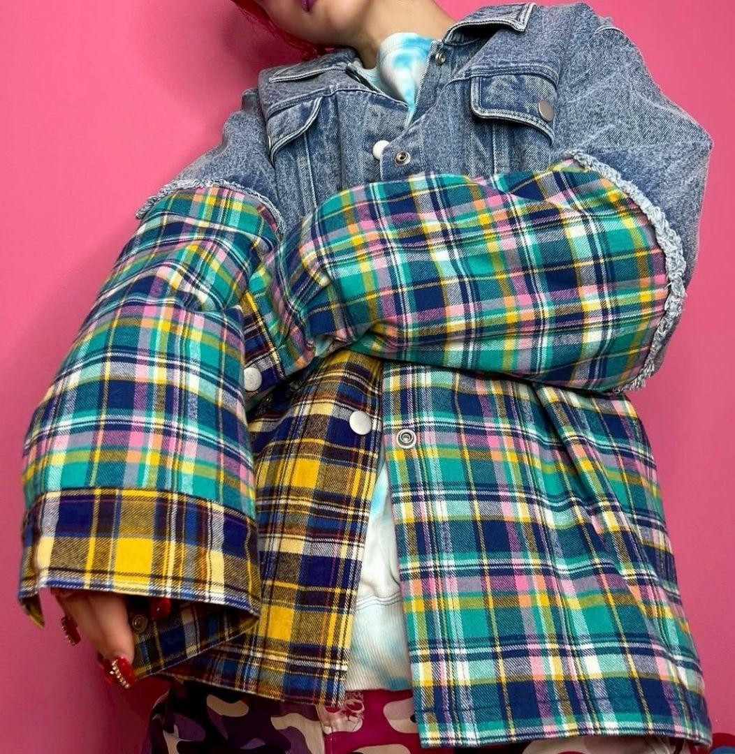 仲里依紗　限定完売品 RE. アールイー ドット 一石三鳥 デニムジャケット