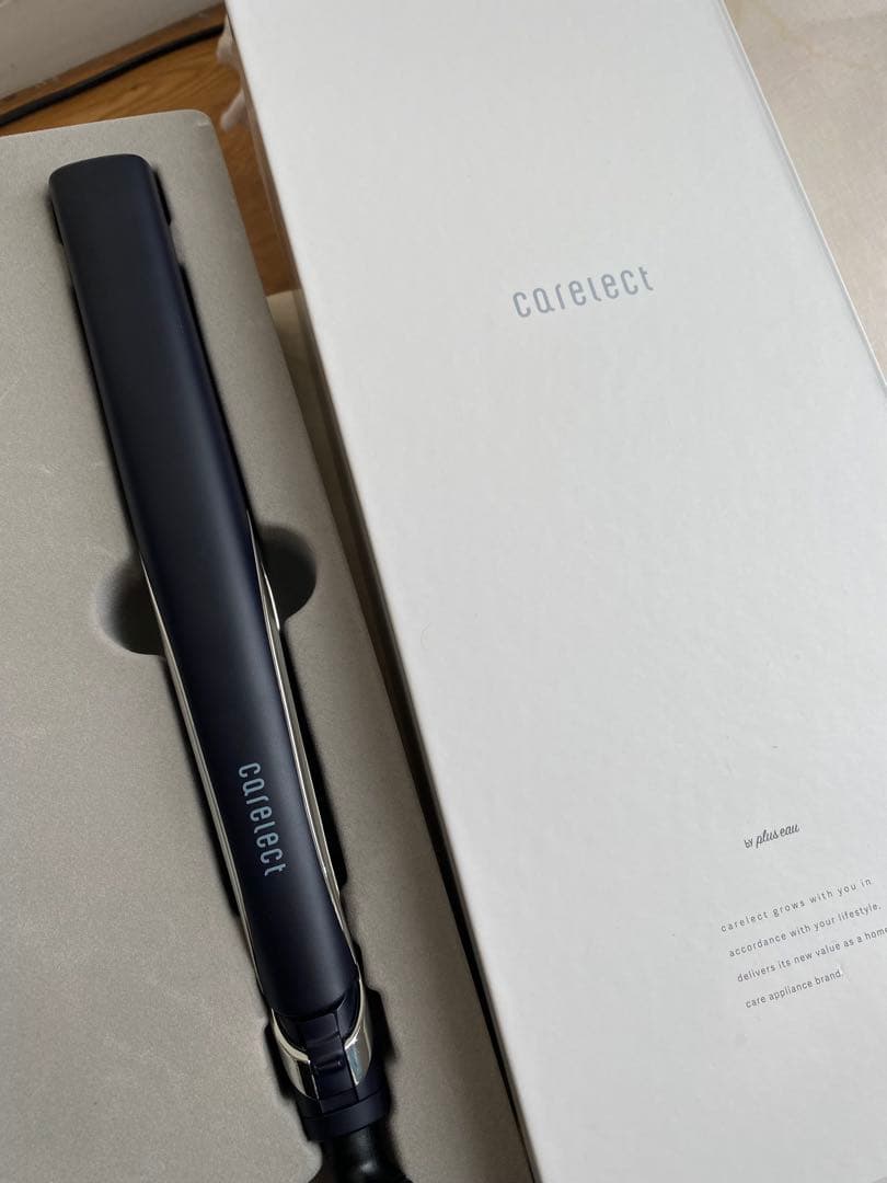 ケアレクトストレートヘアアイロン ネイビーブラック
