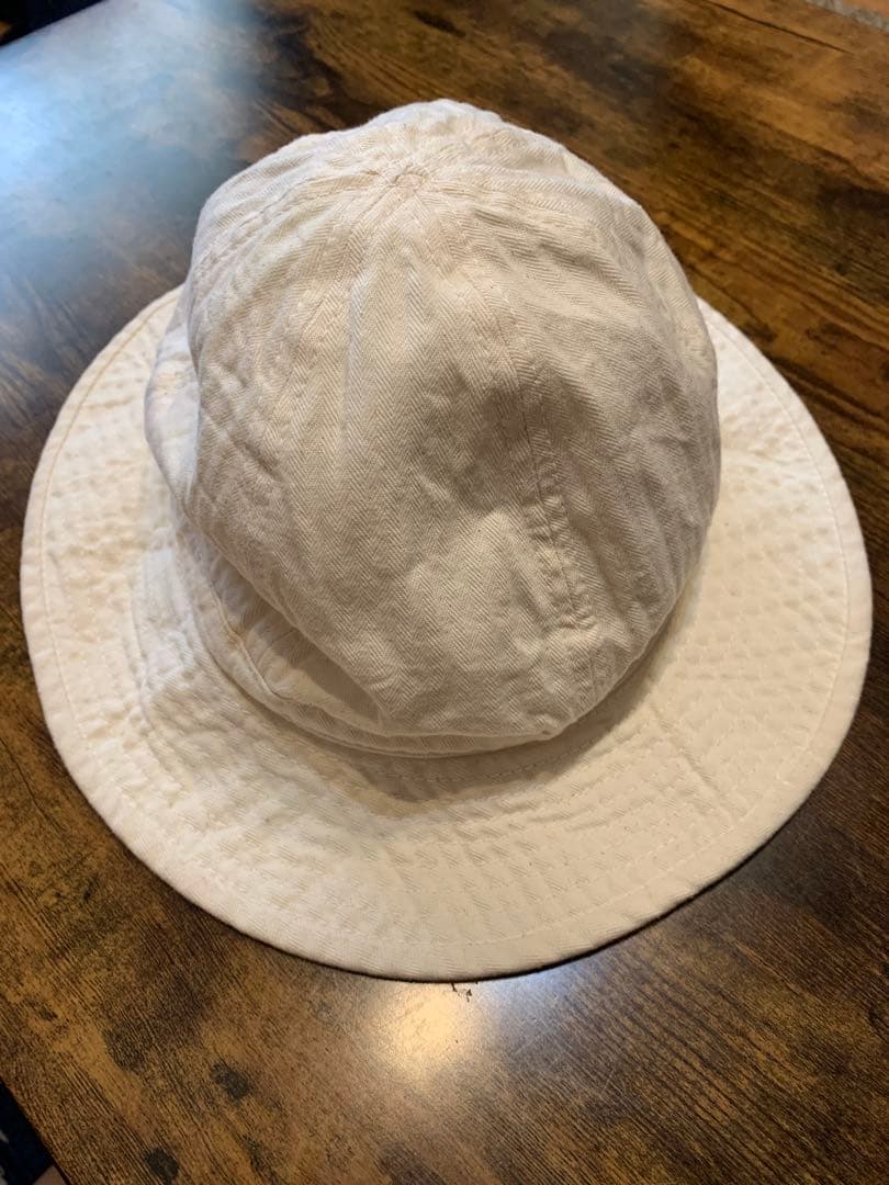 リアルマッコイズ　アーミーハット　ヘリンボーン　生成り　美品