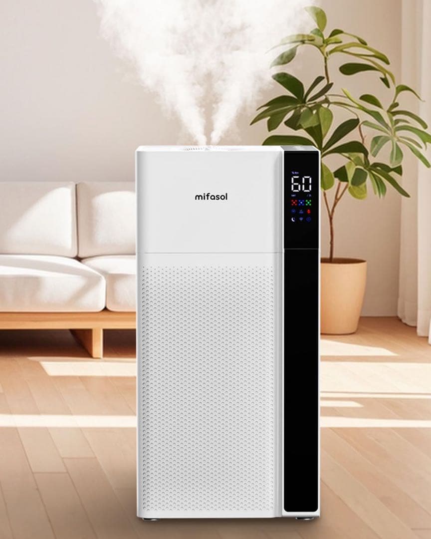 mifasol ハイブリッド加湿器 20L 80畳 30dB静音連続60時間