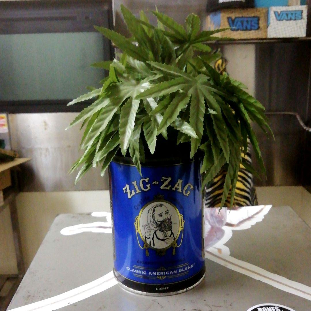 マリファナ　フェイクグリーン　造花　ビンテージ　当時物　車内アクセサリー