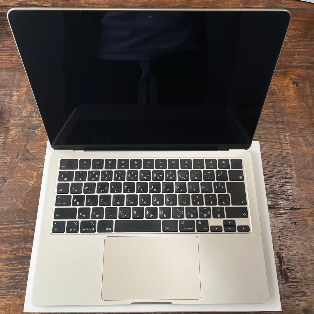 Apple MacBook Air M2 本体 メモリ16gb SSD256gb