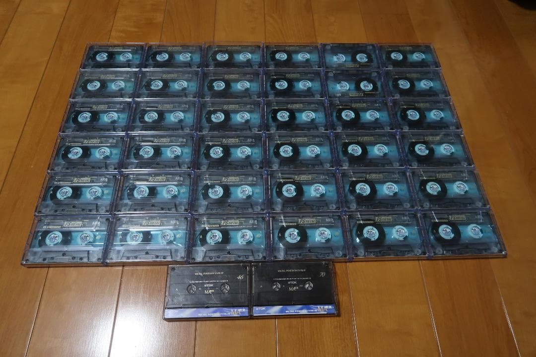 メタルカセットテープ  中古  AXIA PS L 40  ３６本＋２本