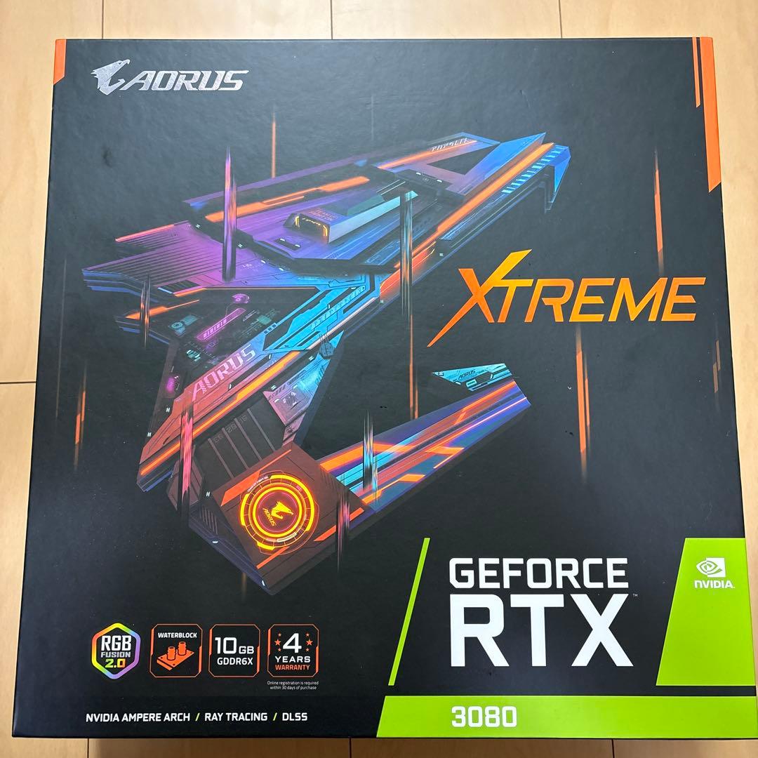 グラフィックボード・グラボ・ビデオカード RTX 3080 AORUS XTREME WATERFORCE WB 10G