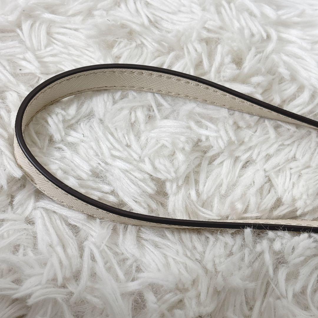 トリーバーチ アクセサリーポーチ エマーソン サフィアーノレザー　白