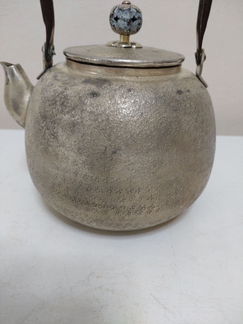 平安銅政 湯沸 共箱 茶道具 煎茶道具 急須 茶注 薬缶