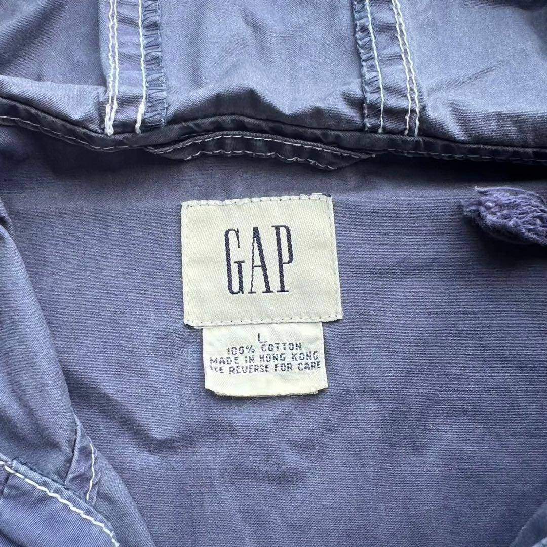 90s OLDGAP コットンアノラックパーカー　ネイビー