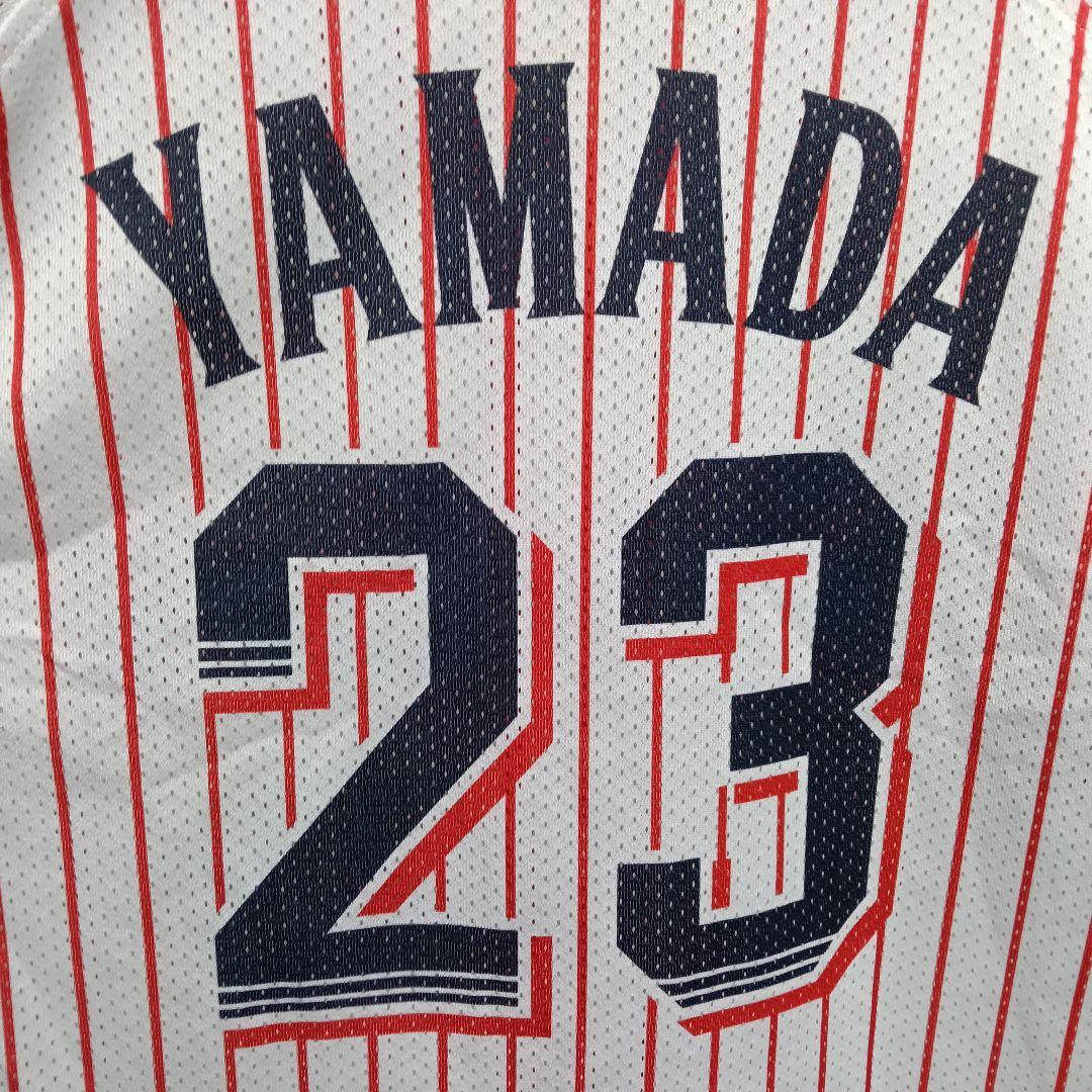 【ZETT製/極美品】ヤクルトスワローズ 山田哲人 ユニフォーム フリーサイズ