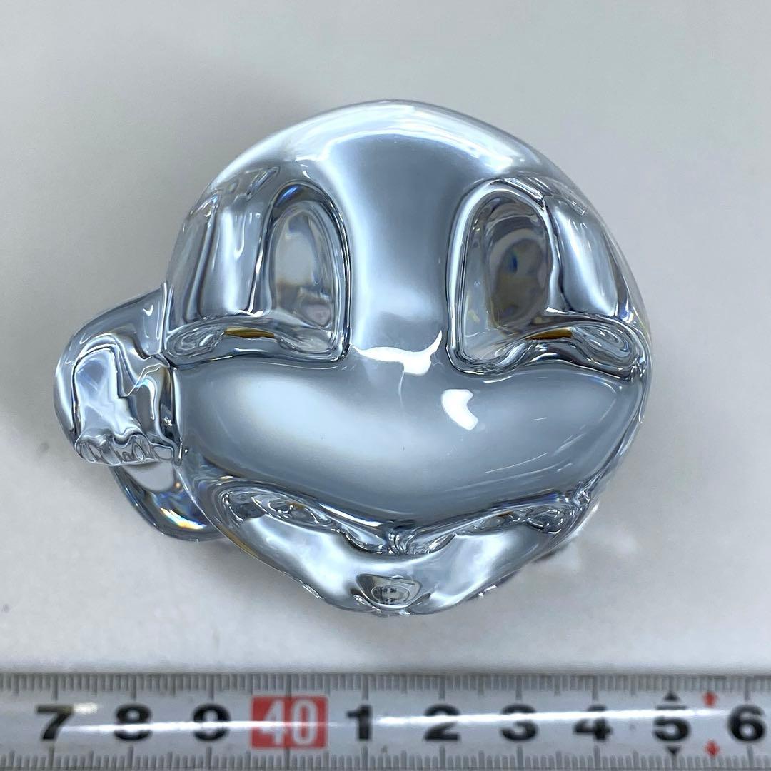 バカラ　招き猫　共箱　トヒル　高さ約10cm 東N7-1018②