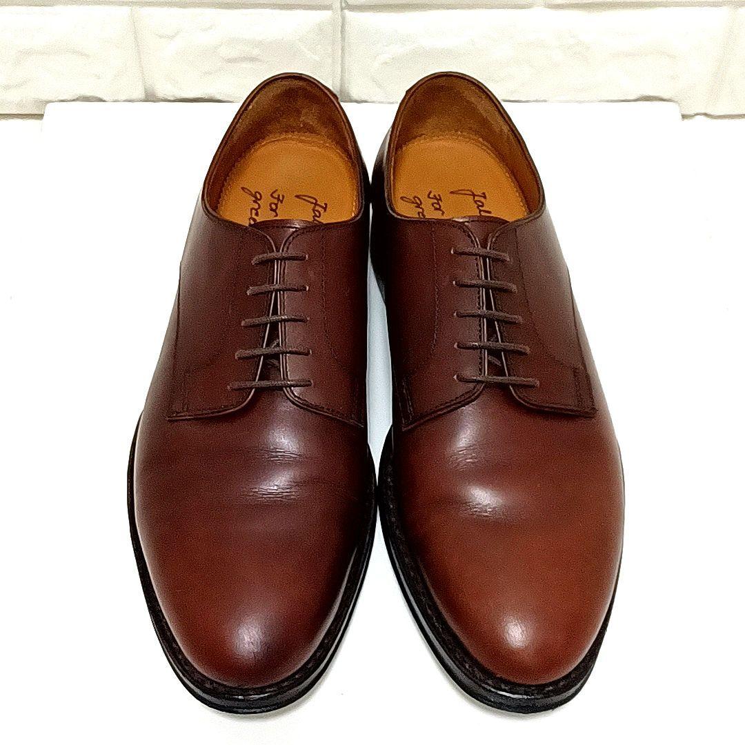 美品★ジャランスリワヤ　EDWARD　エドワード　レザー　プレーントゥ　ブラウン