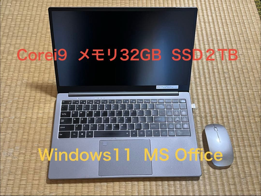 【美品】Corei9/32GB/SSD2TB/Office2019/15.6