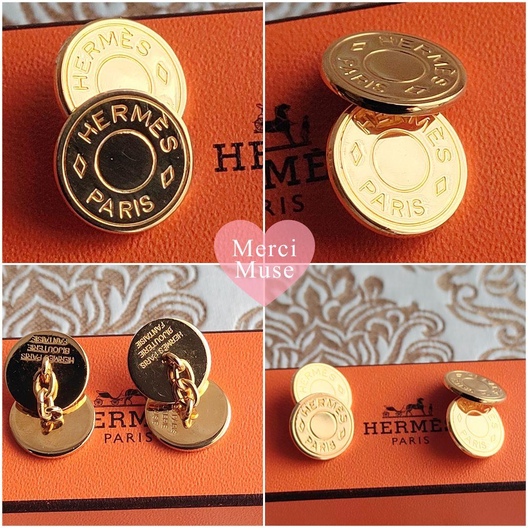 ❤お得なお品❤カフスリンクス カフスボタン セリエ ゴールド金具 箱付き