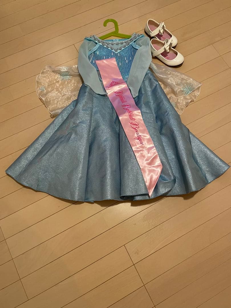 ビビディバビディブティック エルサ ドレス 110 シューズ 18cm