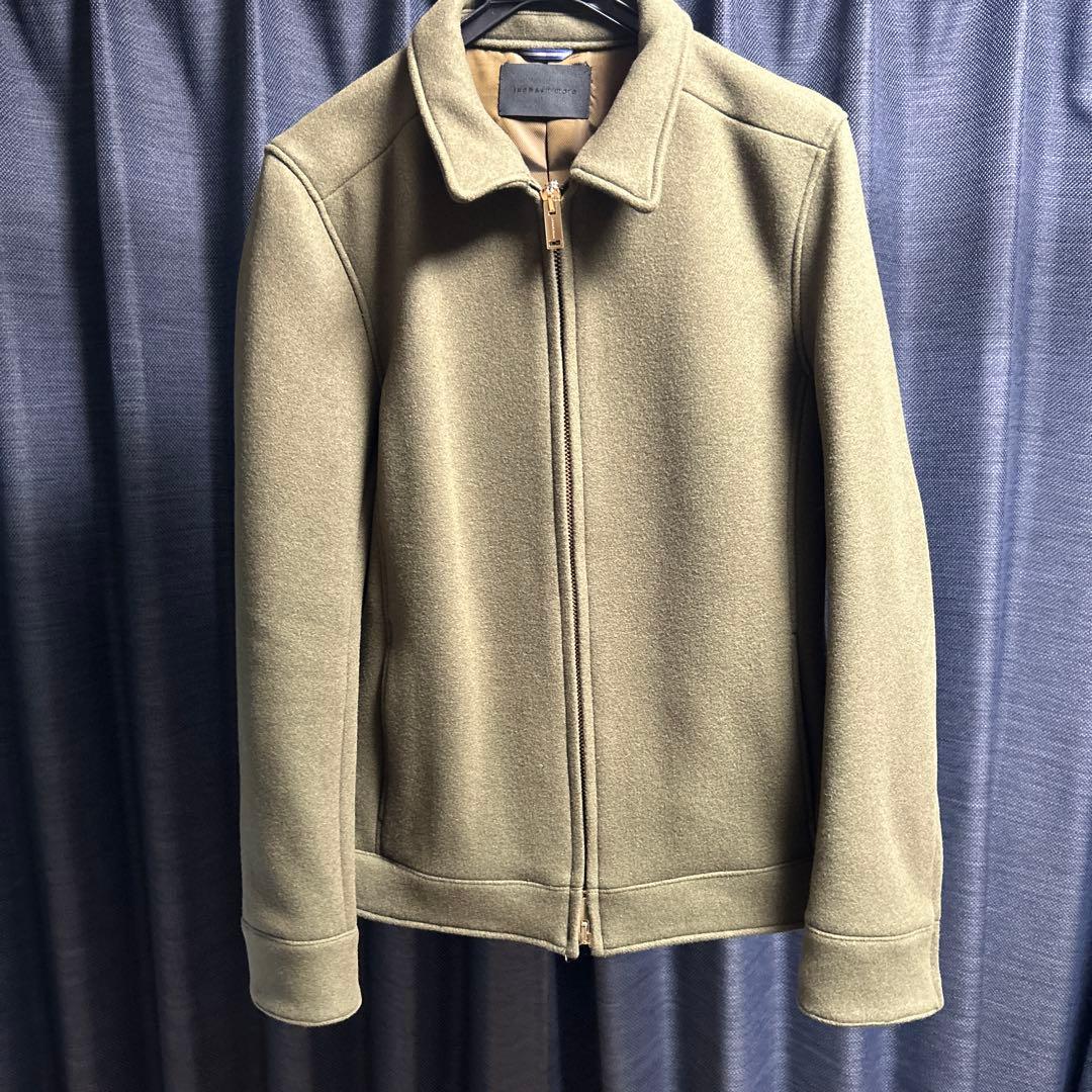 junhashimoto　オリーブグリーン ウール混合 ジャケット