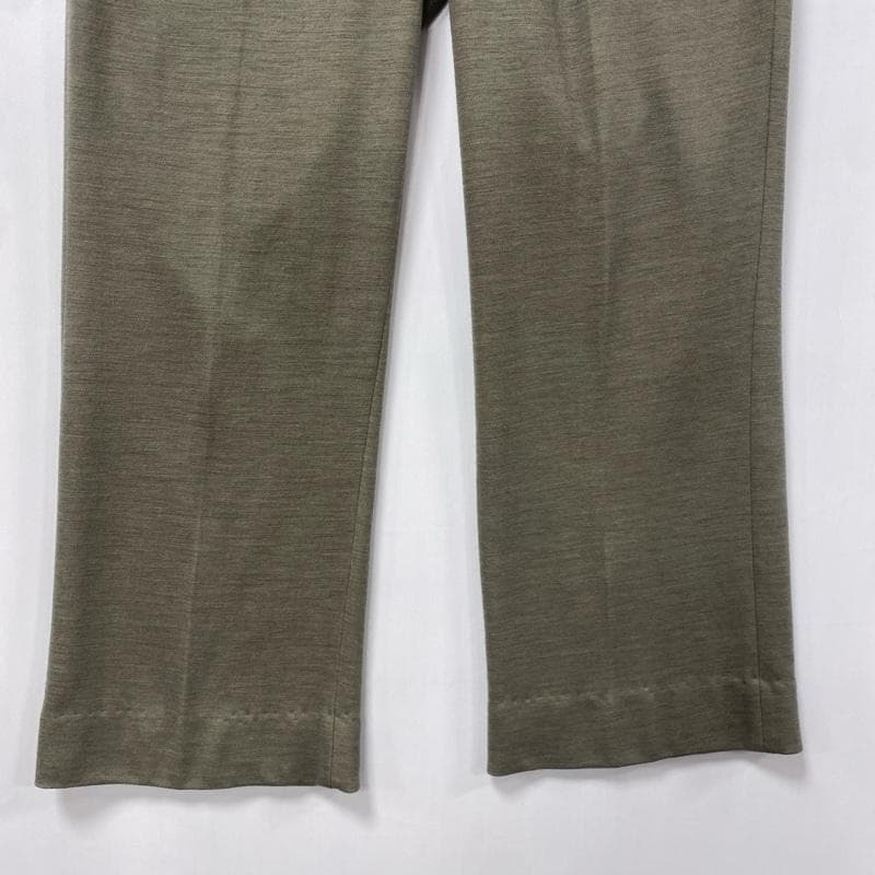 イーオールドアンドニューマン/ウールジャージースポーツスラックス/緩やかフレア