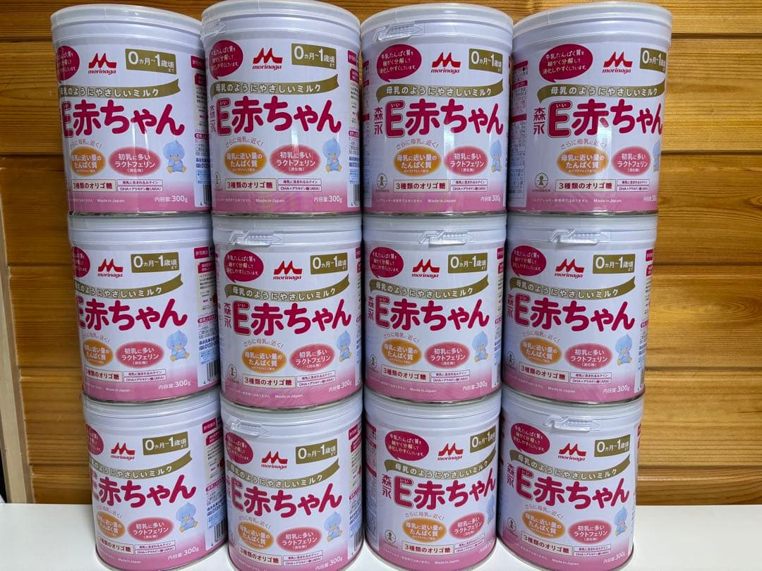 E赤ちゃん　森永　粉ミルク300g×12缶