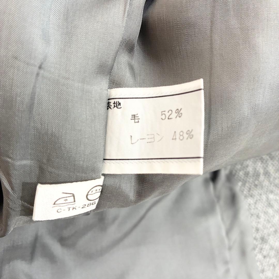 Christian Dior グレー ウール混 テーラードジャケット M